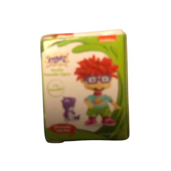 Zuru Mini Brands Rugrats Chuckie Finster Rare Metallic Green Figure - Picture 2 of 2